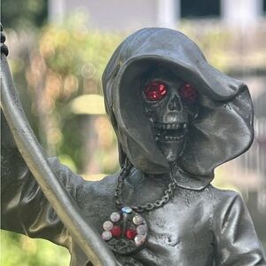 Halloween Large Grim Reaper Pewter Figurine Grenadier Made In The USA